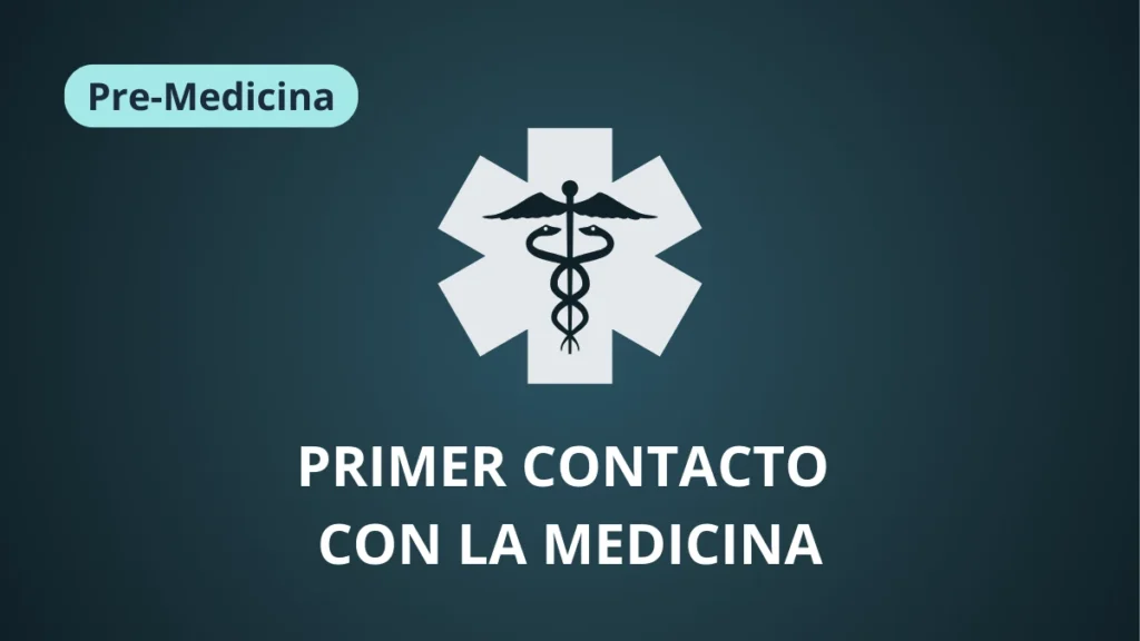 portada primer contacto con la medicina